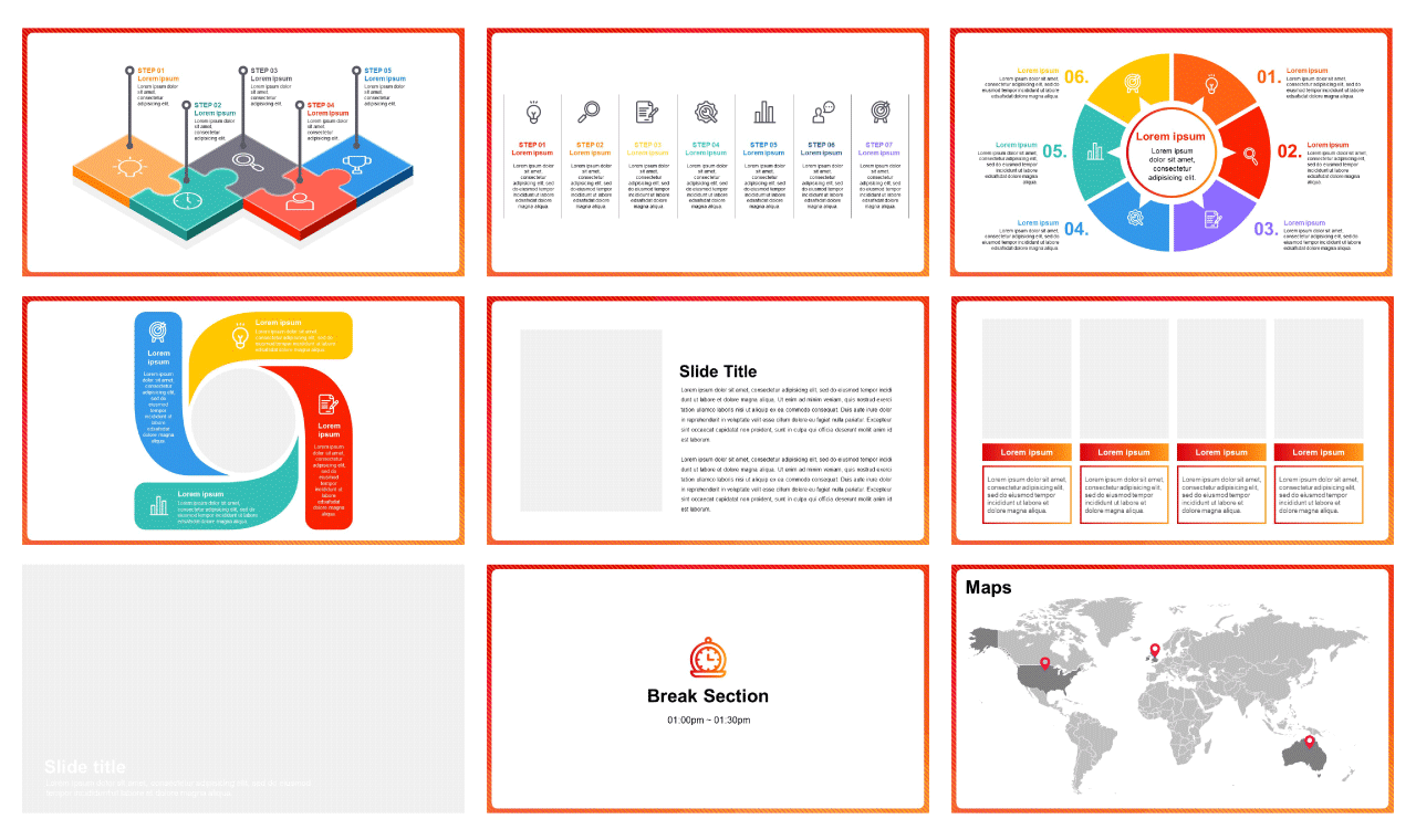 RED MODERN CONCEPT Free Google slide and free Powerpoint Templates - image2