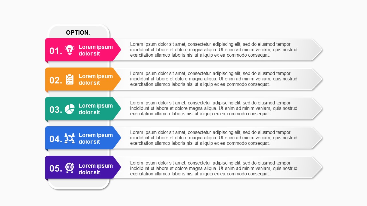 option 5 steps Roadmap Timeline