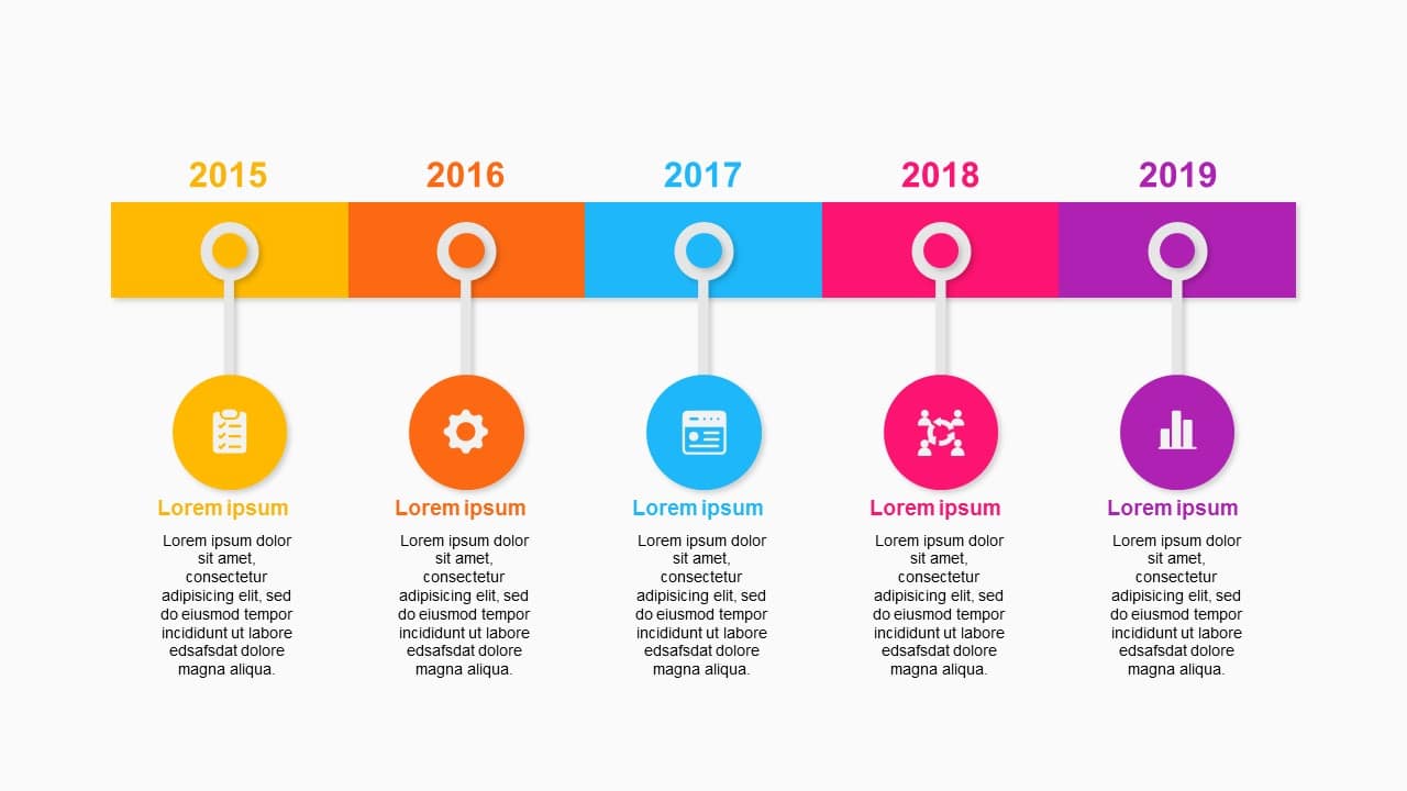 Simple 5 year Roadmap Timeline