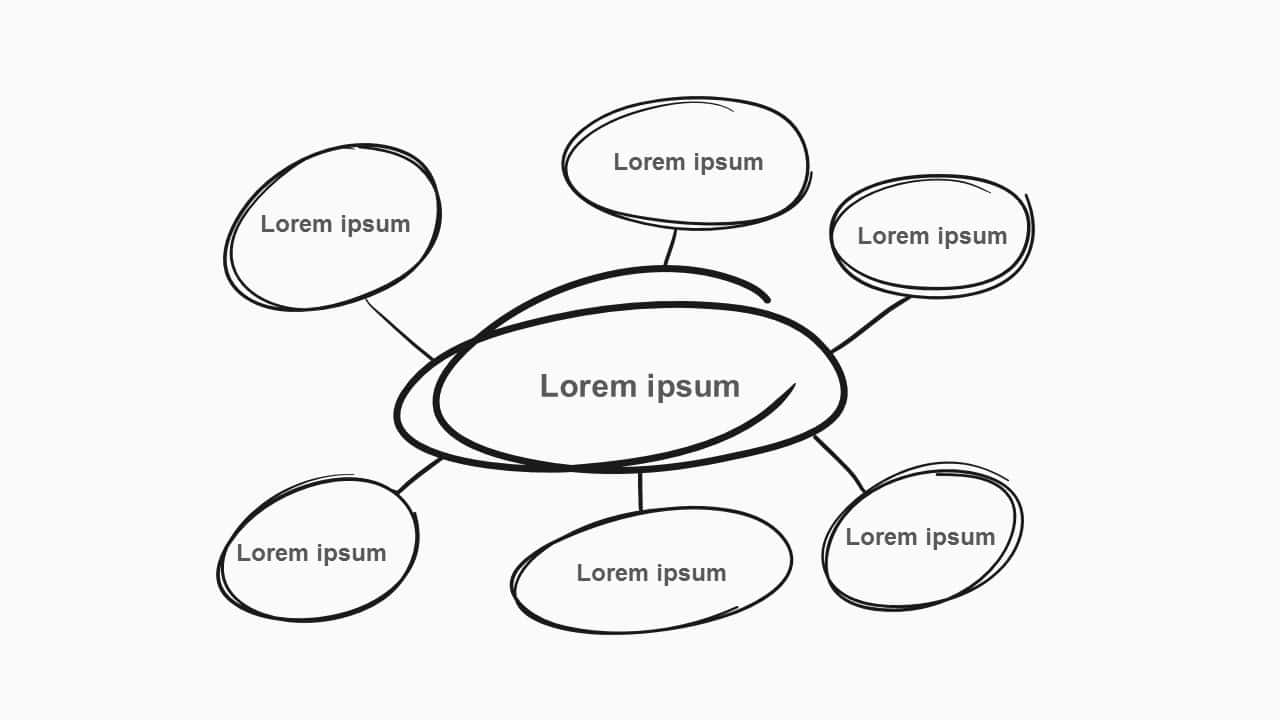 Brain Storming Sketch concept Diagram&Charts