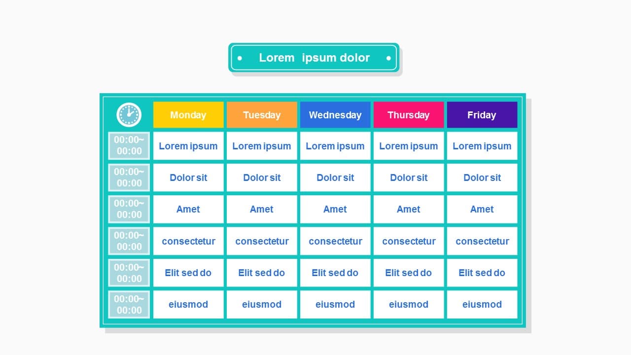 Education Concept Calendar & Scheduler