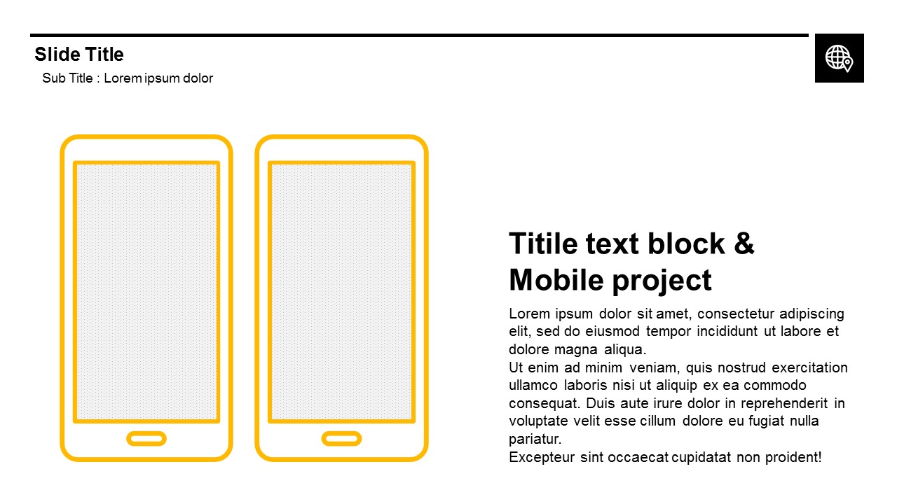 DEVICE LINE and Image Free Powerpoint Templates