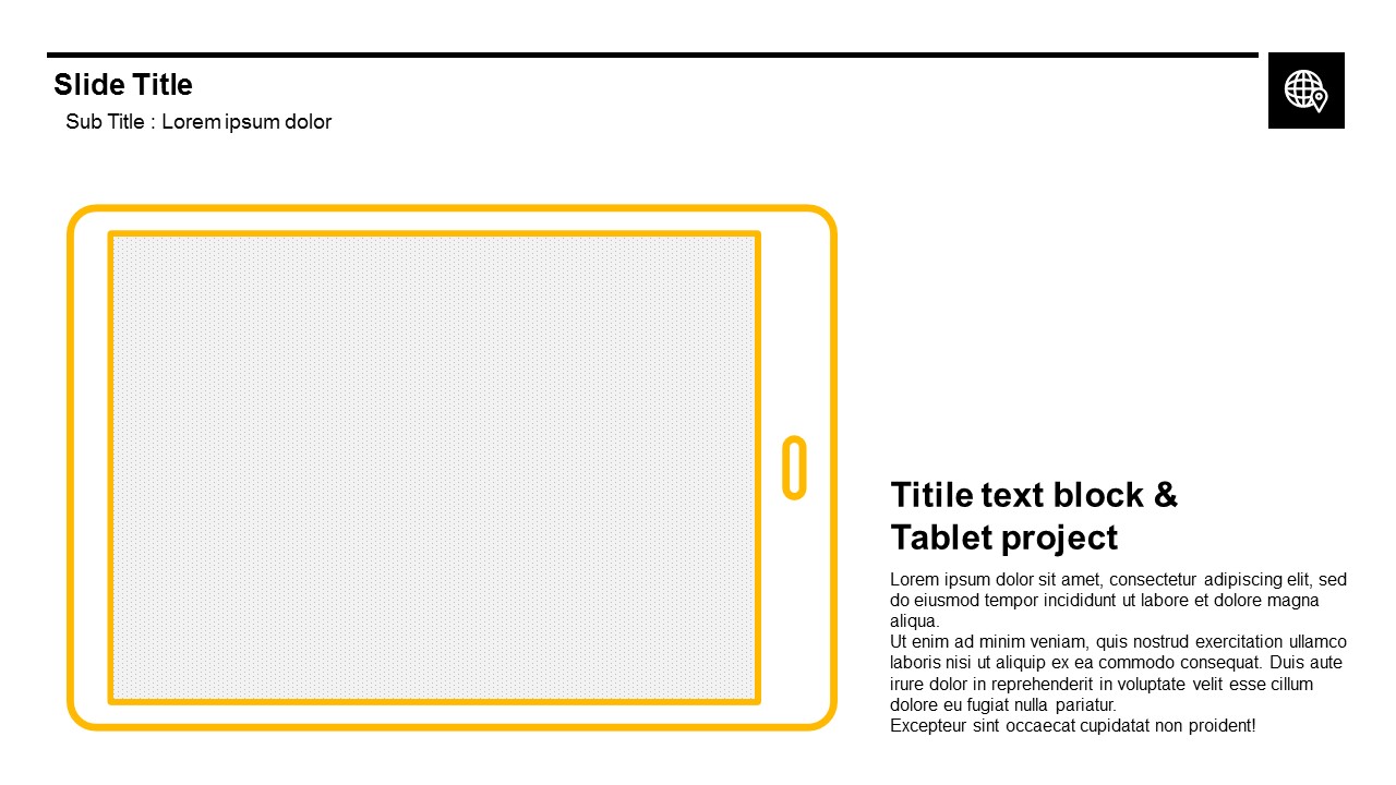 DEVICE LINE and Image Free Powerpoint Templates